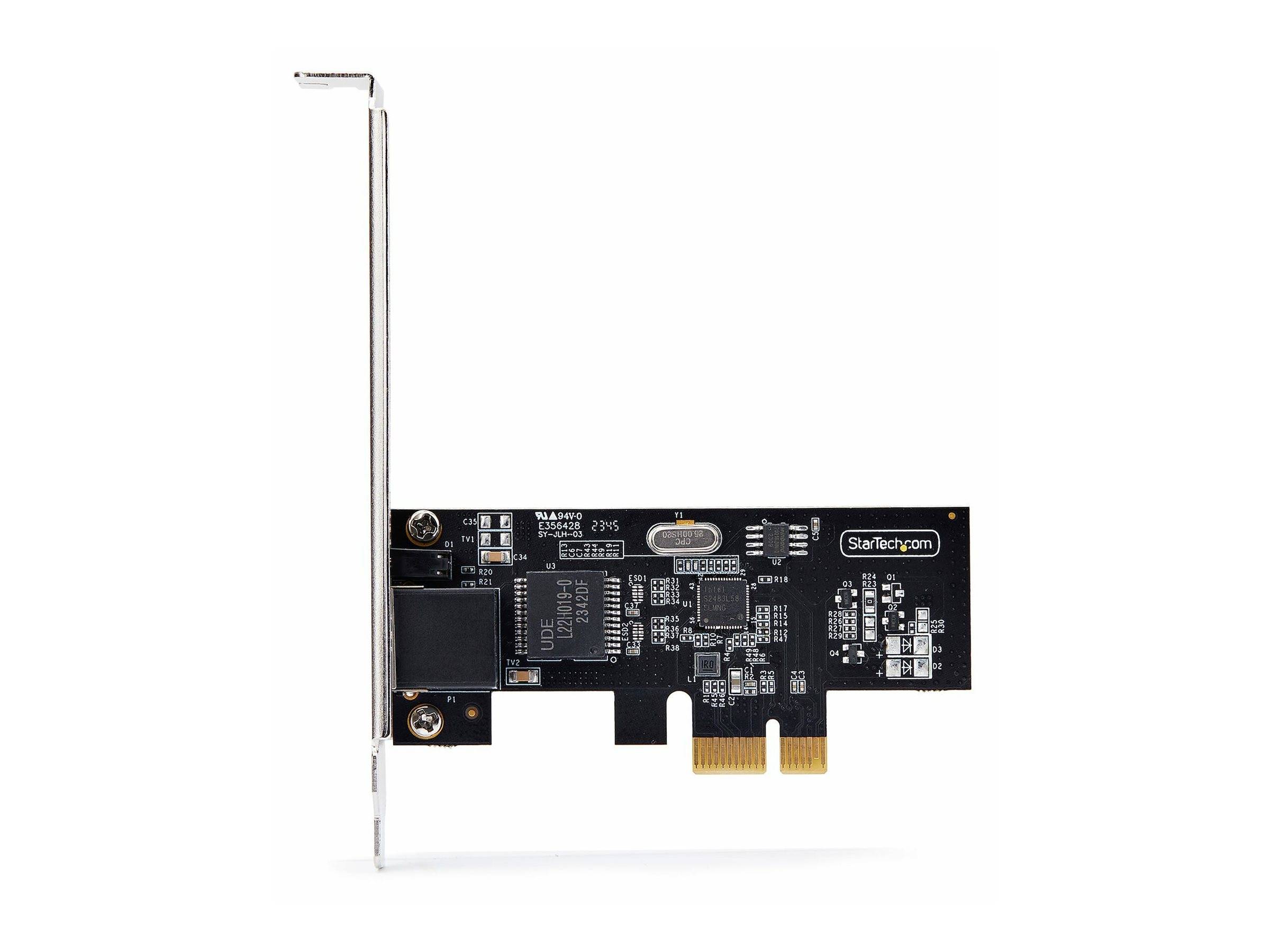 StarTech.com 1-Port 2.5G NBASE-T PCIe Network Card, Computer Network Interface Card, Intel I225-V, Single-Port Ethernet,-0