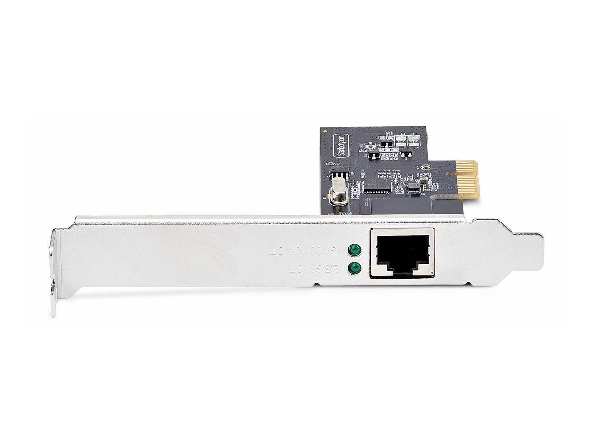 StarTech.com 1-Port 2.5G NBASE-T PCIe Network Card, Computer Network Interface Card, Intel I225-V, Single-Port Ethernet,-1