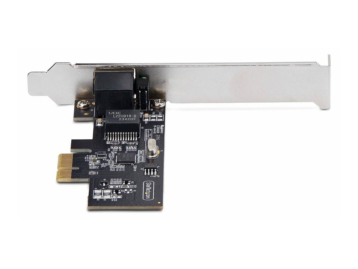 StarTech.com 1-Port 2.5G NBASE-T PCIe Network Card, Computer Network Interface Card, Intel I225-V, Single-Port Ethernet,-2