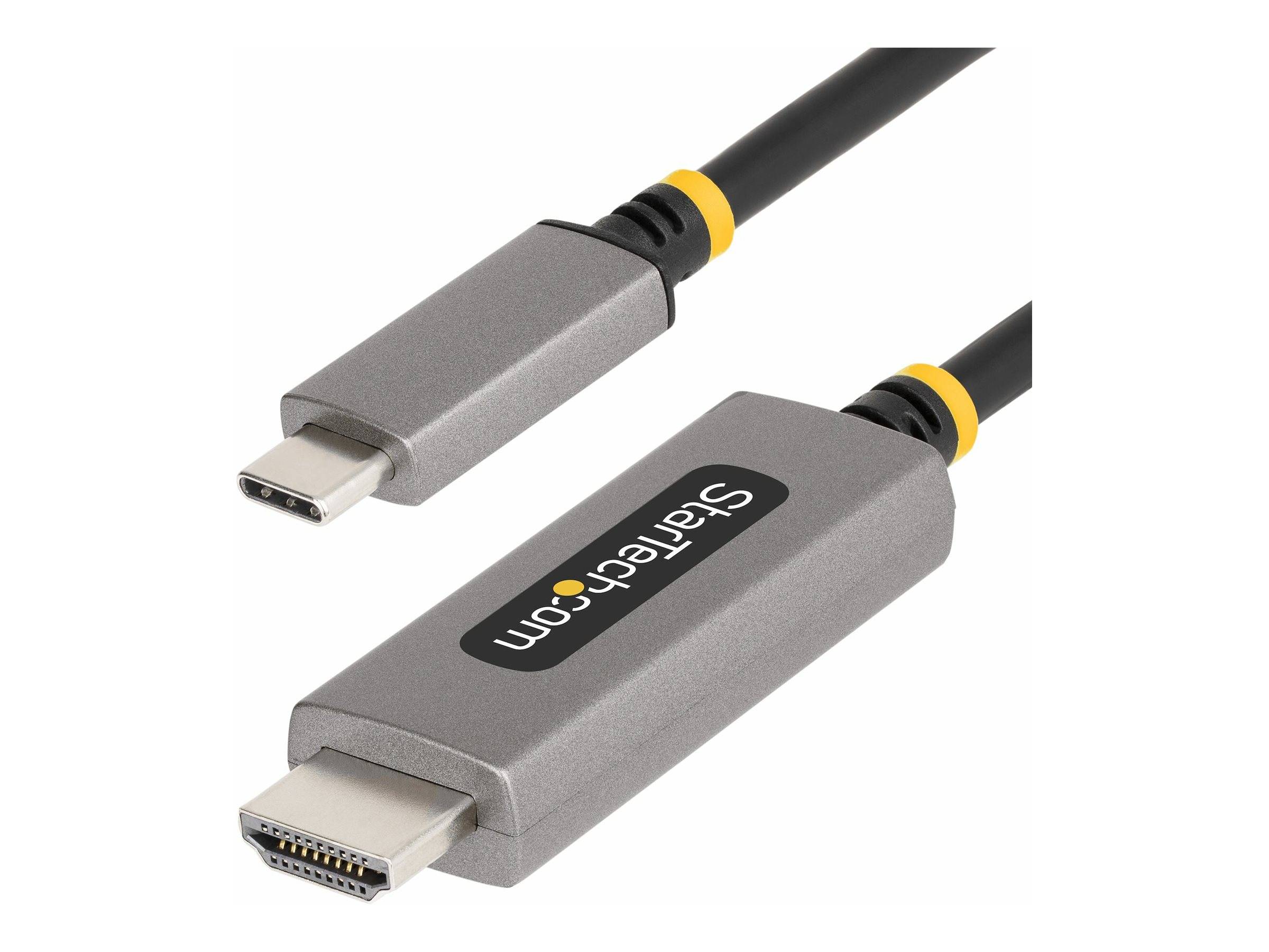 StarTech.com 10ft (3m) USB-C to HDMI Adapter Cable, 8K 60Hz, 4K 144Hz, HDR10, USB Type-C to HDMI 2.1 Video Converter Cab-0
