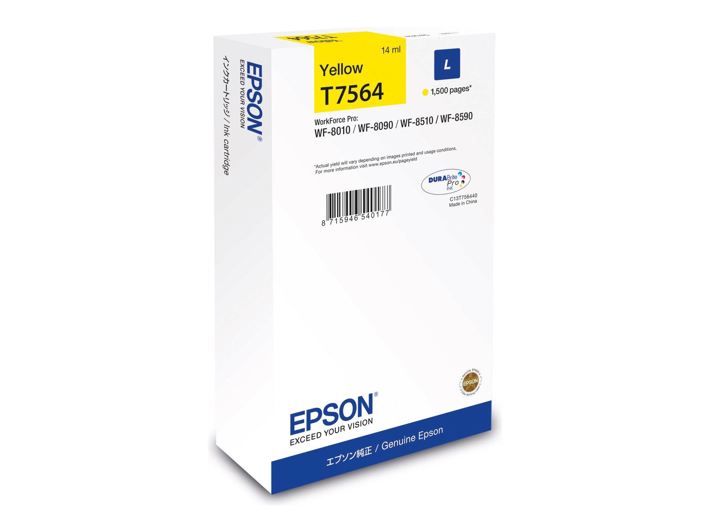 Epson T7564 - 14 ml - L-Größe - Gelb - original-0