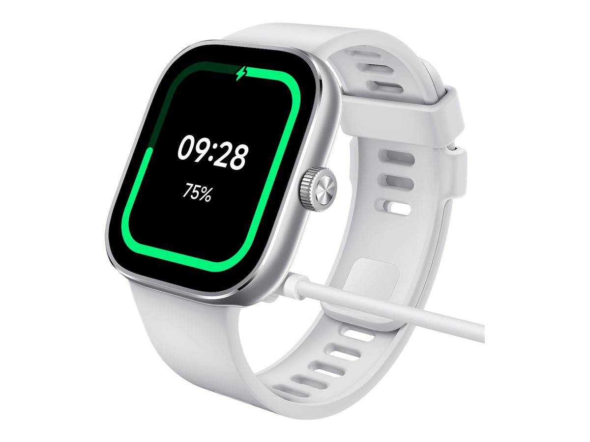 Xiaomi Redmi Watch 4 - Intelligente Uhr mit Riemen - TPU - weiß - Handgelenkgröße: 135-205 mm - Anzeige 5 cm (1.97"")-0