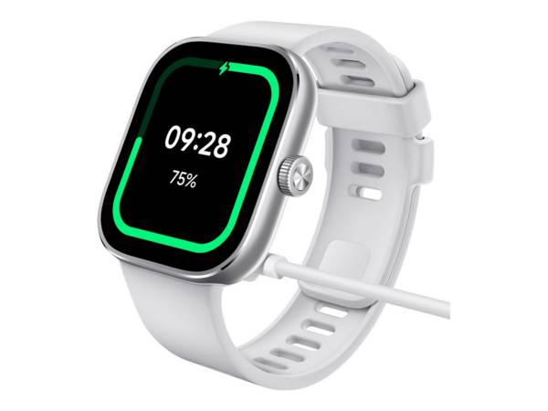 Xiaomi Redmi Watch 4 - Intelligente Uhr mit Riemen - TPU - weiß - Handgelenkgröße: 135-205 mm - Anzeige 5 cm (1.97"")