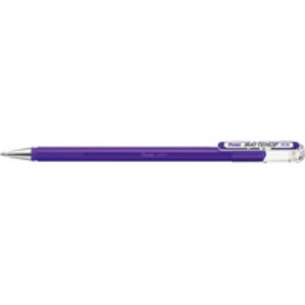 Pentel Mattehop, Verschlossener Gelschreiber, Violett, Violett, Kunststoff, Fein, 1 mm