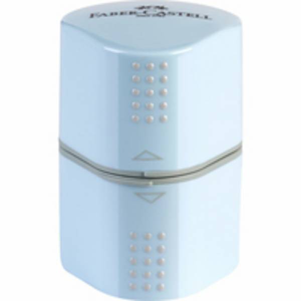 FABER-CASTELL - Dreifachspitzdose Grip sky blue