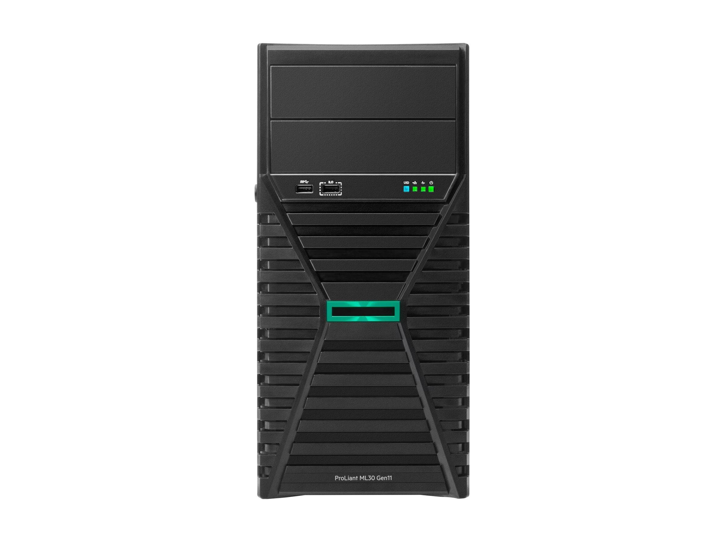 HPE ProLiant ML30 Gen11 Performance - Server - Tower - 4U - 1-Weg - 1 x Xeon E-2436 / 2.9 GHz - RAM 16 GB - SATA - Hot-S-4