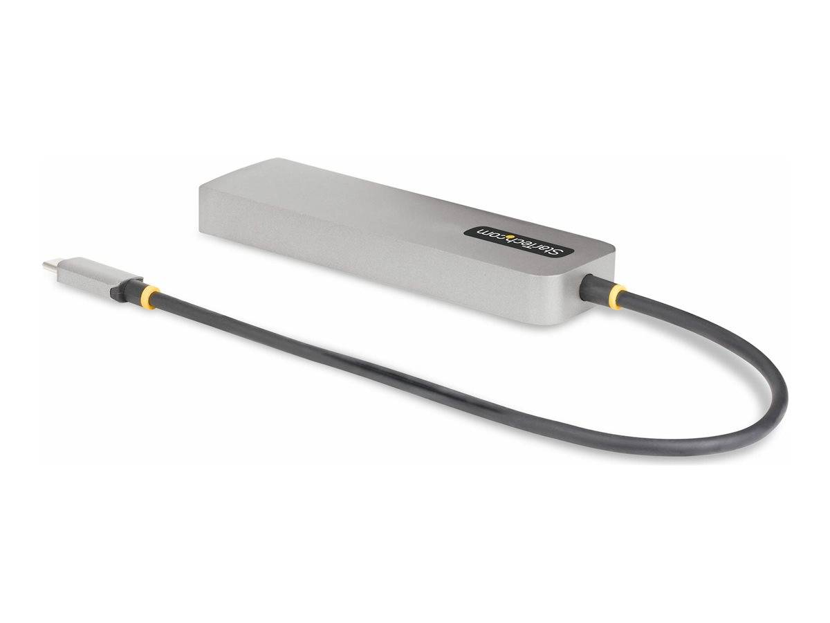 StarTech.com 3-Port USB-C Hub with 2.5 Gigabit Ethernet and 100W Power Delivery Passthrough Laptop Charging, USB-C to 2x-3
