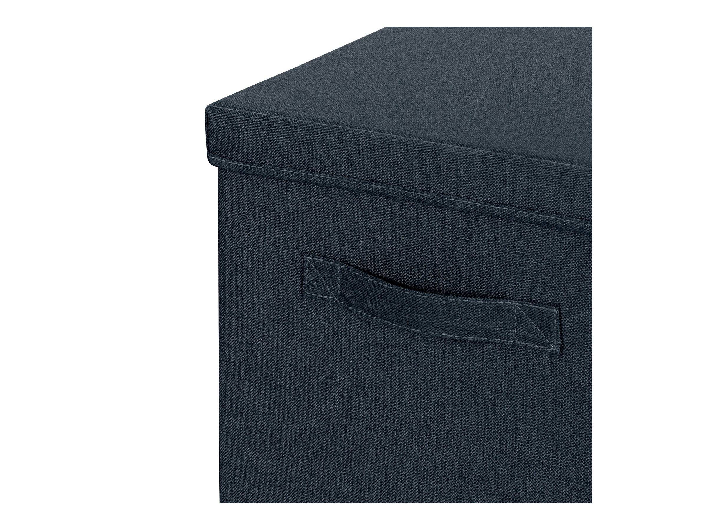 LEITZ Ablagebox aus Stoff, Größe L, 2er Set, samtgrau (80614589)-1