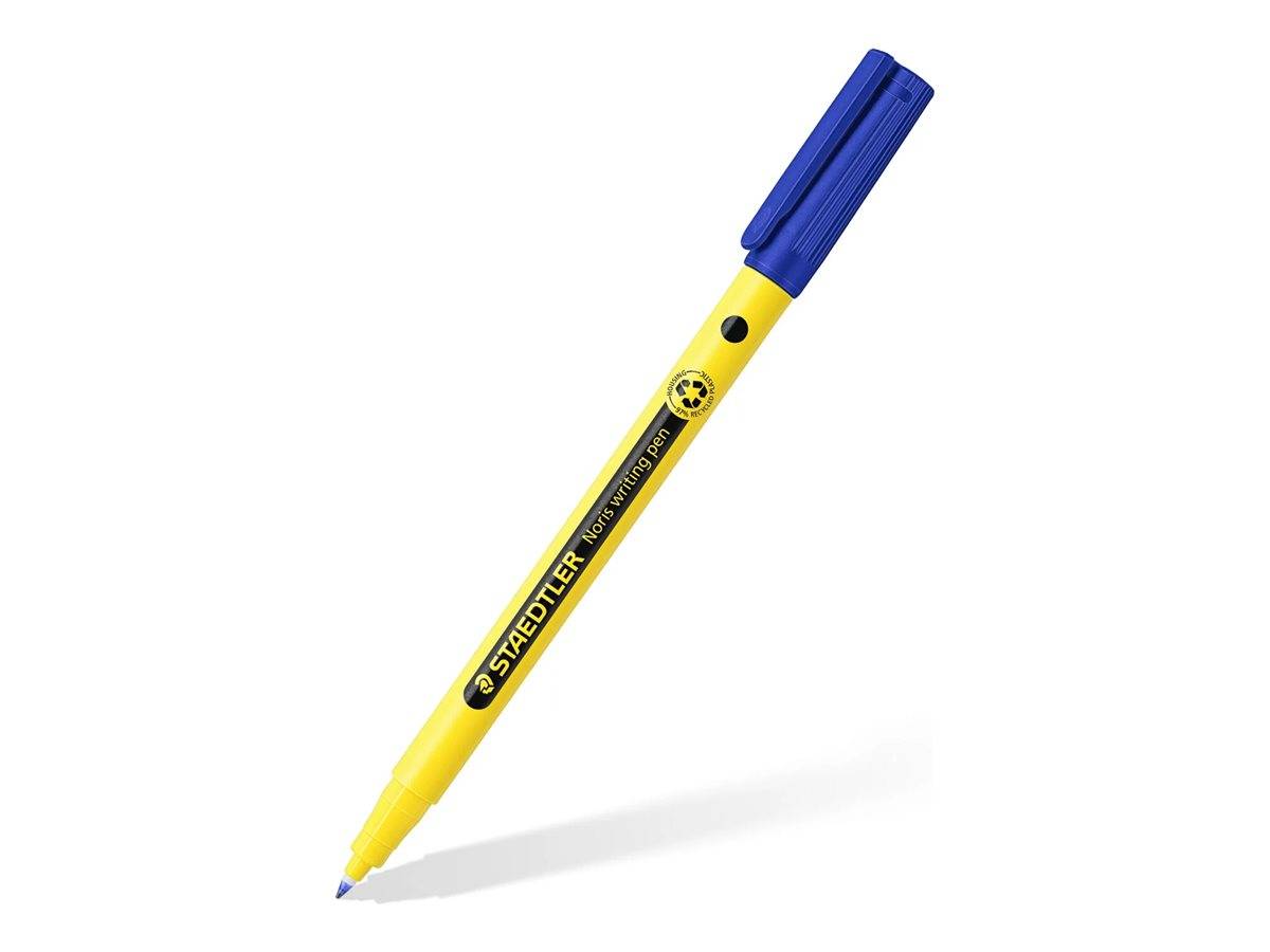 STAEDTLER Noris - Fineliner - Schwarz - wasserbasierte Tinte - 0.6 mm - fein (Packung mit 10)-0