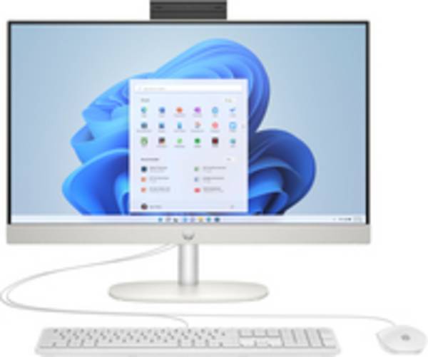 HP 24-cr0401ng - All-in-One (Komplettlösung) - Ryzen 5 7520U / 2.8 GHz - RAM 8 GB - SSD 512 GB - NVM
