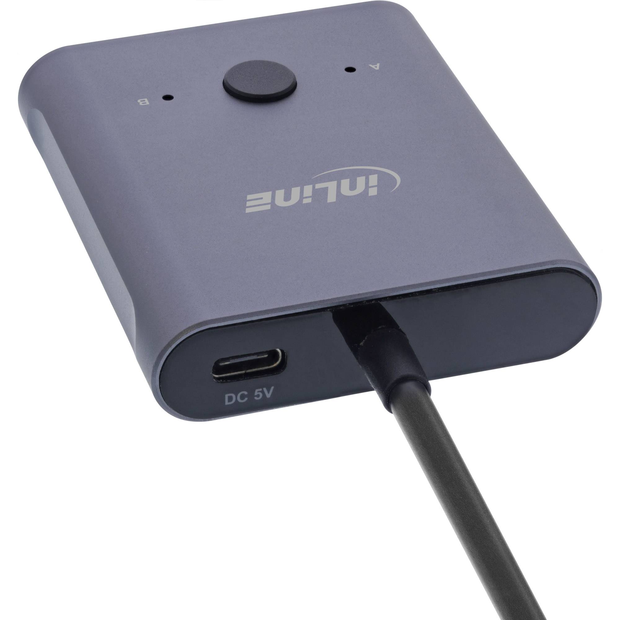 InLine® USB-C Switch, bidirektionaler Umschalter, 8K, 10Gb/s, 100W-2