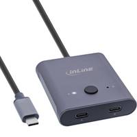 InLine® USB-C Switch, bidirektionaler Umschalter, 8K, 10Gb/s, 100W-4