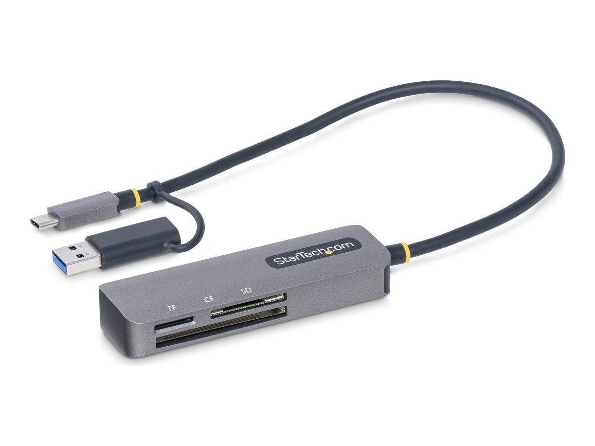 StarTech.com USB 3.0 Multi-Media Memory Card Reader, SD/microSD/CompactFlash Card Reader, Portable USB 5Gbps Card Adapte-0