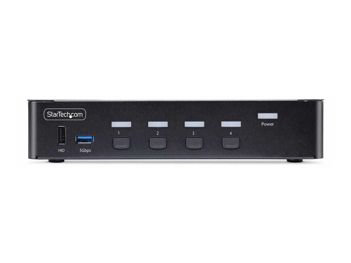 StarTech.com 4-Port DisplayPort 1.4 KVM Switch, 8K 60Hz / 4K 144Hz, 2x USB 3.0 Ports, 4x USB 2.0 Ports, Hotkey Switching-3
