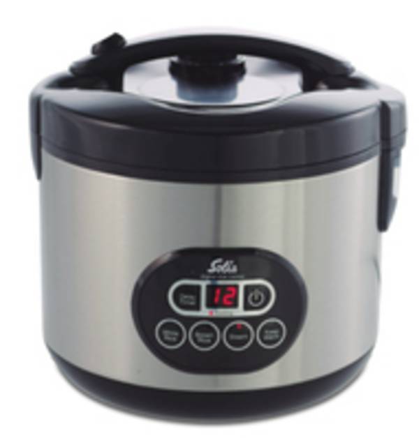 Solis 979.29, Schwarz, Edelstahl, 1,2 l, 500 W, 230 mm, 240 mm, 2,2 kg