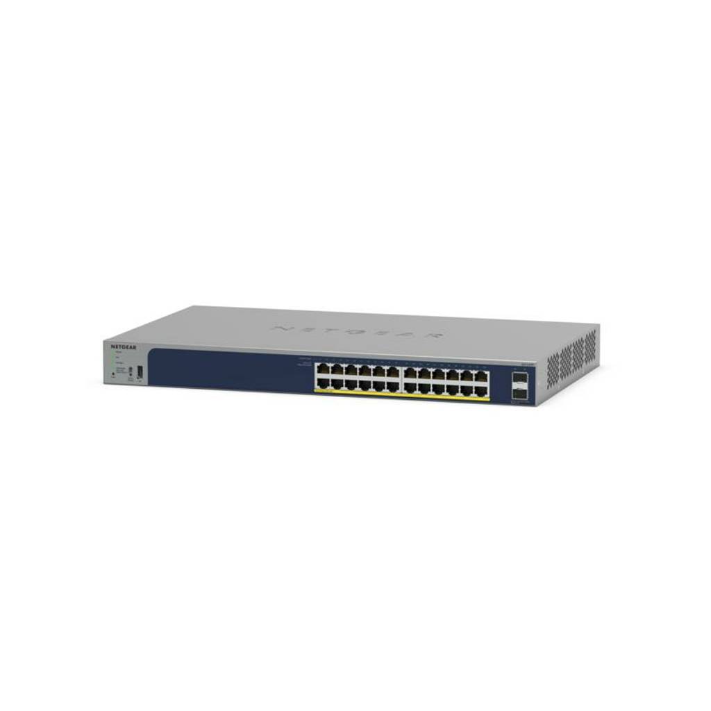 Netgear Smart GS724TPP - Switch - L3 Lite - Smart - 24 x 10/100/1000 (PoE+) - +-2