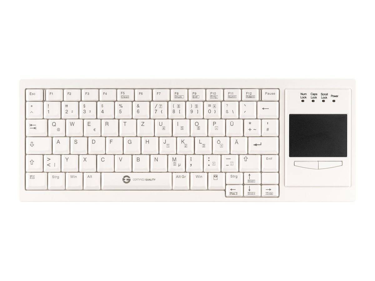 GETT CleanType Xtra Touch - Tastatur - mit Touchpad - TL: Deutsch, QWERTZ-1
