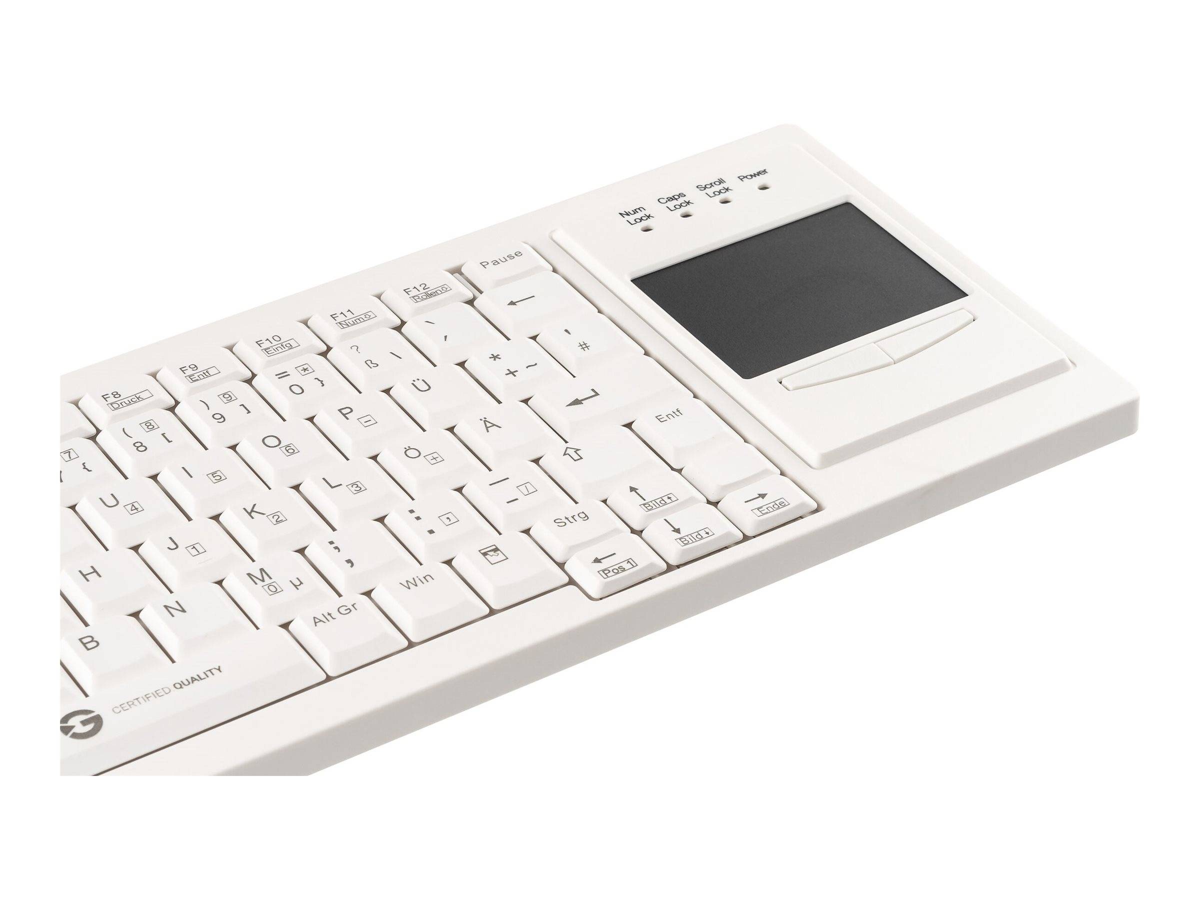 GETT CleanType Xtra Touch - Tastatur - mit Touchpad - TL: Deutsch, QWERTZ-2