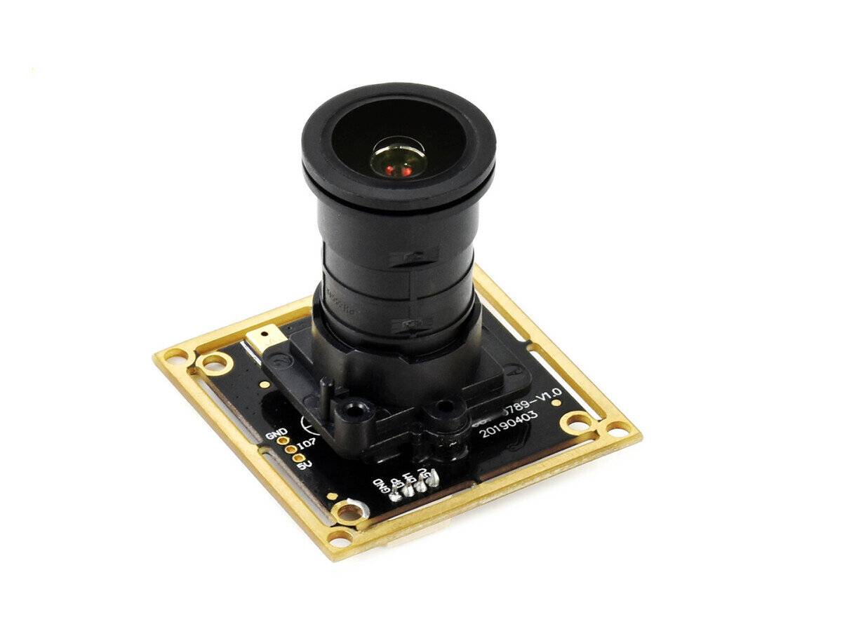 WaveShare IMX335 5MP USB Camera (A) for Raspberry Pi/Jetson Nano, Large Aperture, 2K Video Recording-5
