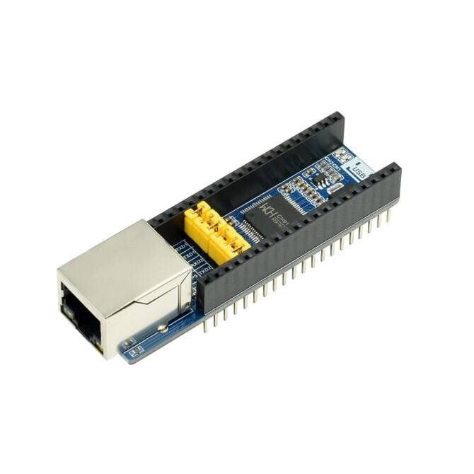 WaveShare Ethernet to UART Converter for Raspberry Pi Pico, 10/100M Ethernet