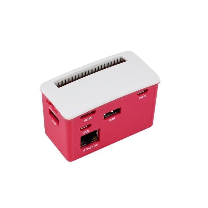 WaveShare PoE Ethernet / USB HUB BOX for Raspberry Pi Zero Series, 3x USB 2.0, 802.3af-Compliant-5