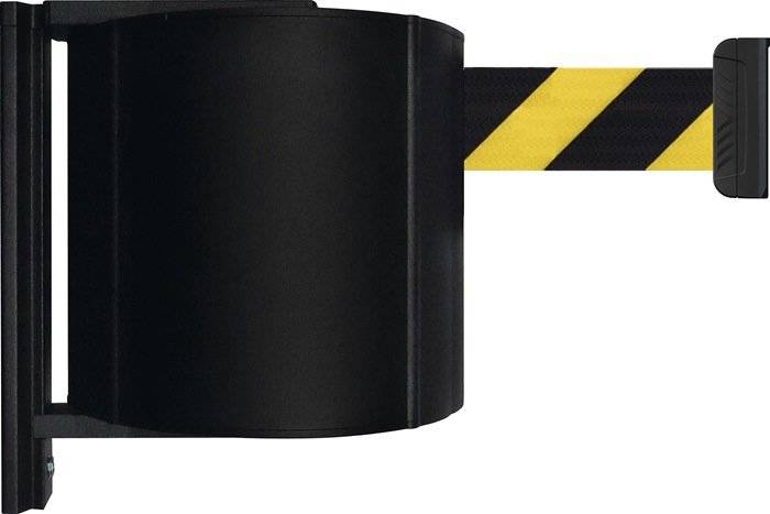 Gurtkassette schwarz f.Gurt-L.22m schwarz/gelb z.Wm.VIA GUIDE-0