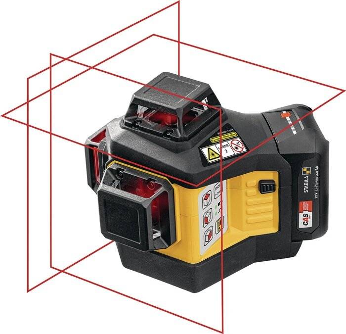 Kreuzlinienlaser LAX600 ± 4Grad ± 0,3 mm/m 30m Laserklasse 2 rote Laserlinie