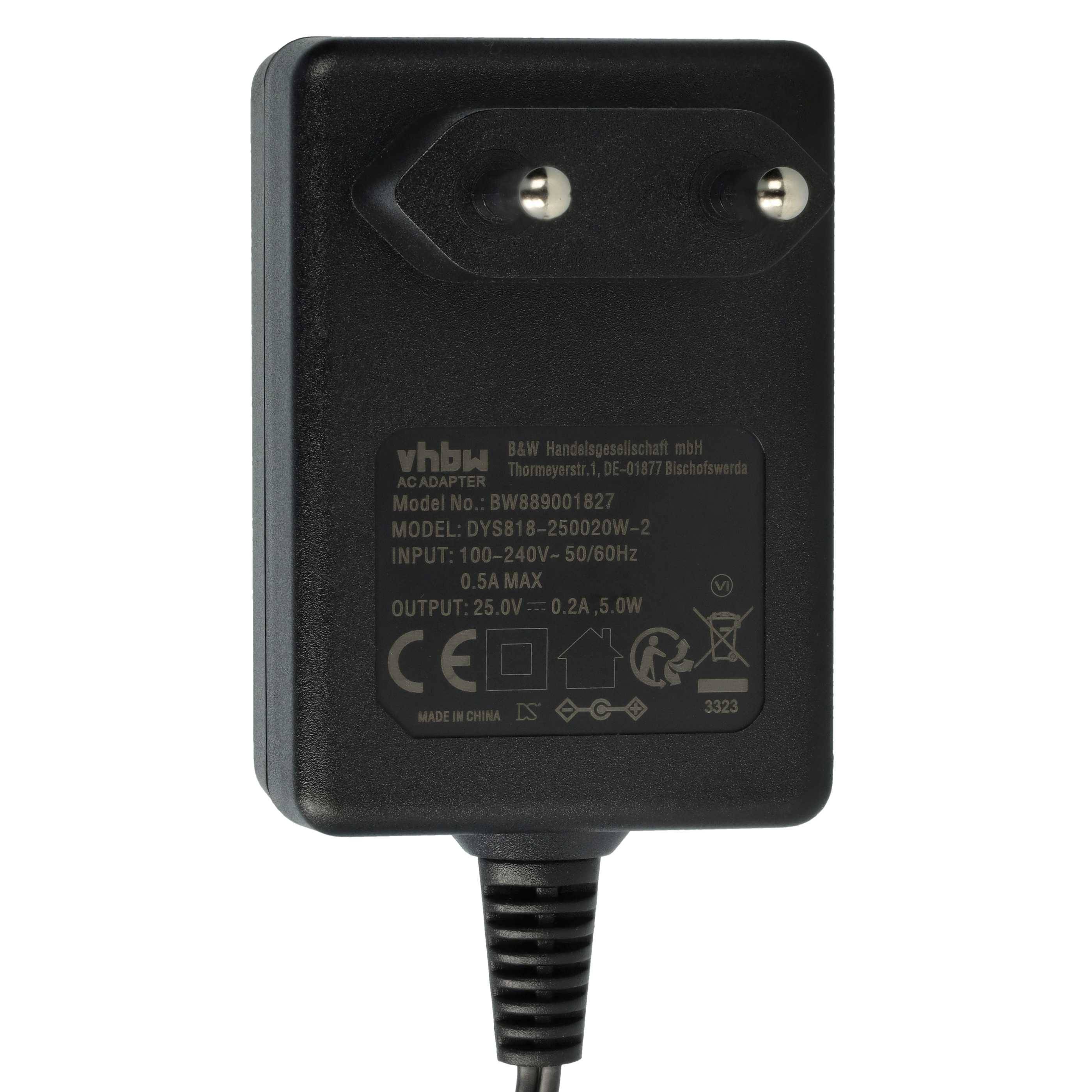 vhbw Ladegerät kompatibel mit Ufesa Practika AE4413/01 | AE4412/01, AE4416/01, AE4414/01 Staubsauger Akku - 100-240 V-4
