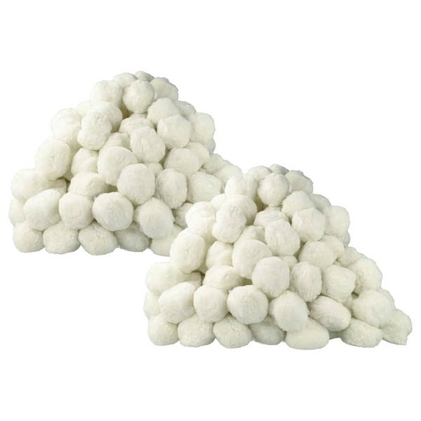 vhbw 2x 1000 g Filterbälle-Verpackung kompatibel mit Sta-Rite Pool-Filteranlagen, Sandfilteranlagen - 50 mm