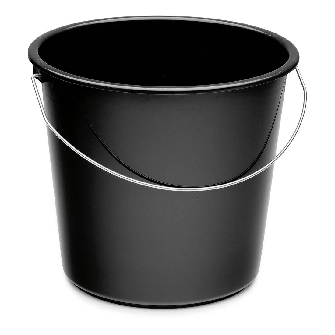 Haushaltseimer 10 Liter schwarz-0