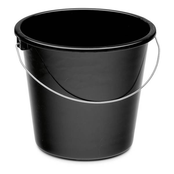 Haushaltseimer 5 Liter schwarz