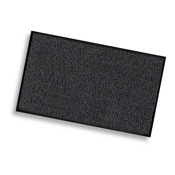 Schmutzfangmatte Schwarz Meliert Pvc-Rand, Nach Mass, Max 25M