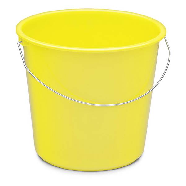 Haushaltseimer 10 Liter gelb