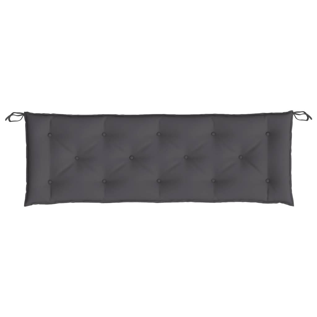 vidaXL Gartenbank-Auflage Anthrazit 150x50x7 cm Oxford-Gewebe-1