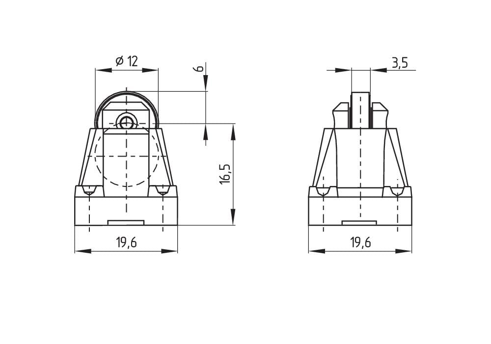 Schmersal Positions- TR 235-11Z-M20 schalter Metall Rollendruckb. 151164168-2