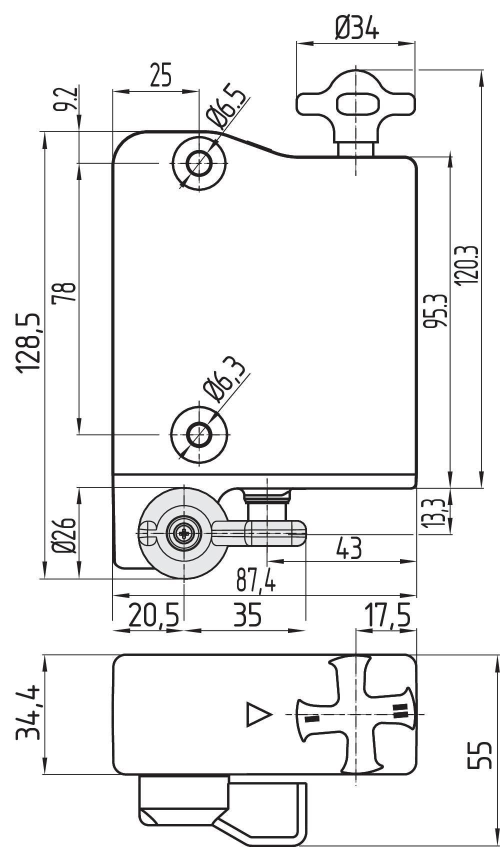 Schmersal AZM300Z-I2-ST-1P2P-N Sicherheitszuhaltungen , P/N: 103006868-1