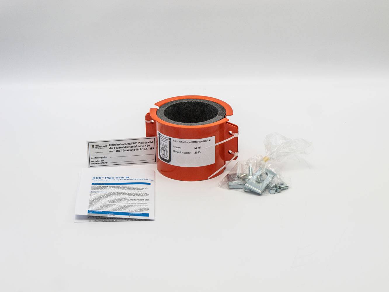 KBS Pipe Seal M 50 Brandschutzmanschette für 50er Rohr-1