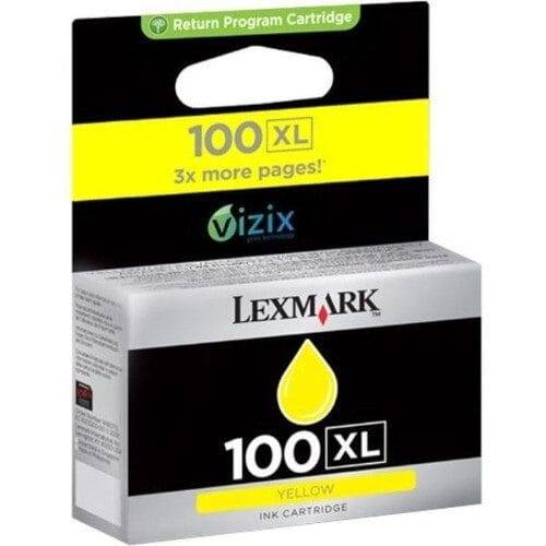 Lexmark Cartridge No. 100XL - Hohe Ergiebigkeit - Gelb - Original - Tintenpatron-1