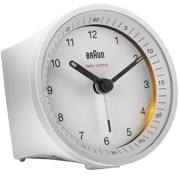 BRAUN - Bc 07 W-Dcf Funkwecker weiß