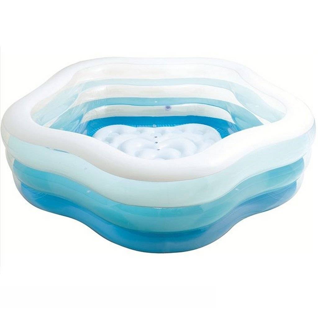 Intex 56495NP aufblasbarer Schwimmbad 185x180x53 cm blau weiß-0