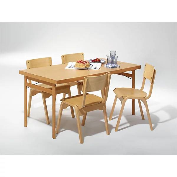 Klapptisch Gestell Massivholz Buche BxT 1800 x 800 mm Holz-Faserplatte. Fixbordet 1934 AB 79049549-3