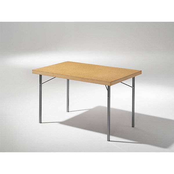 Klapptisch Gestell Metall alusilber BxT 1200 x 800 mm Holz-Faserplatte. Fixbordet 1934 AB 79049949-4