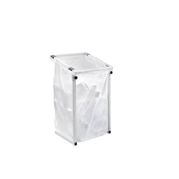 Deal: 200 Abfallsäcke mit Gratis-Abfallsackhalter 200 x 1000-l-Müllsäcke transparent mit stabilem Sackhalter.-2