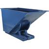 Kippbehälter für leichte Güter Traglast 600 kg signalblau RAL 5005 Volumen 16 m³. Intra Materialhantering AB