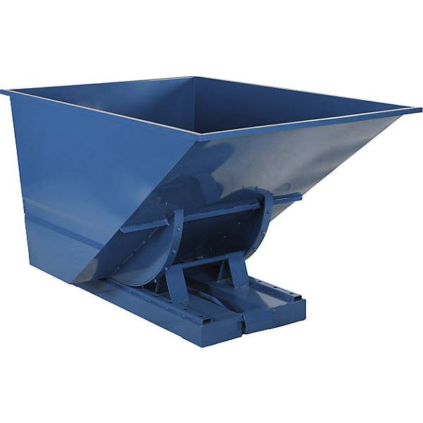 Kippbehälter für leichte Güter Traglast 600 kg signalblau RAL 5005 Volumen 11 m³. Intra Materialhantering AB-0