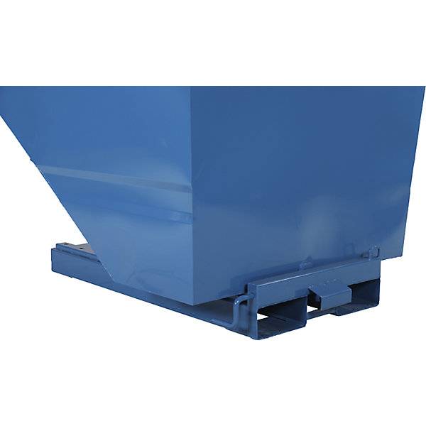 Kippbehälter für leichte Güter Traglast 600 kg signalblau RAL 5005 Volumen 11 m³. Intra Materialhantering AB-4