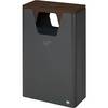 Wertstoffsammler im Außenbereich Volumen 60 l HxBxT 890 x 300 x 550 mm eisenglimmer/braun. VAR GmbH 79068949