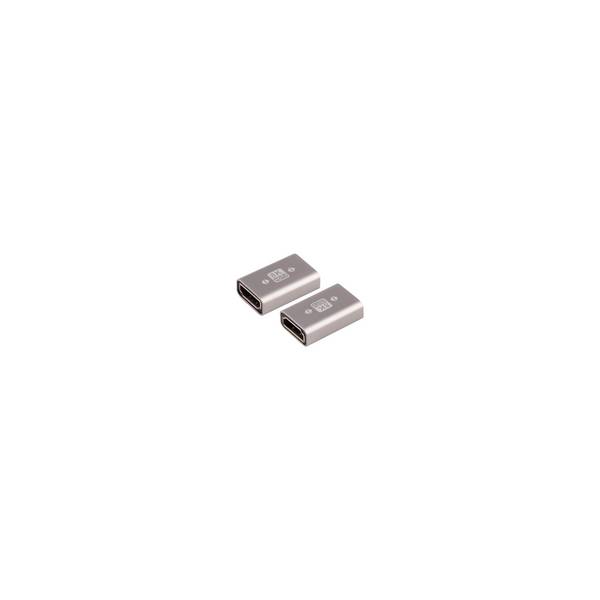 HDMI-A Verbinder, Buchse auf Buchse, 8K, Metall