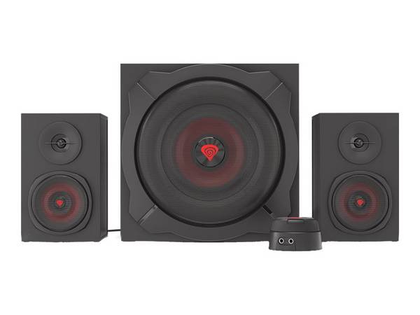 natec Genesis Helium 610BT - Lautsprechersystem - für PC - 2.1-Kanal - kabellos - Bluetooth - 60 Watt (Gesamt)