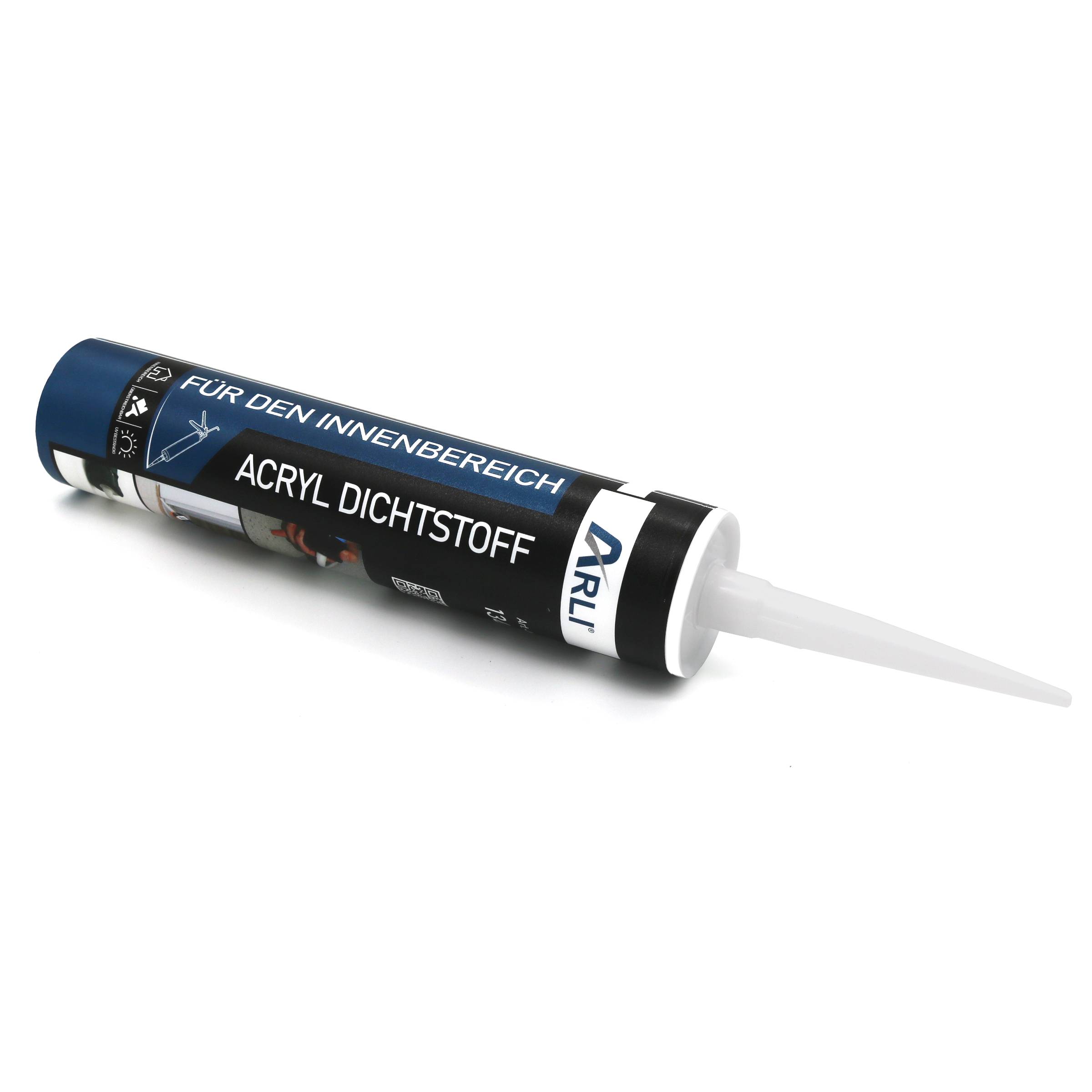 Symbolbild für 24x Acryl 310ml weiß überstreichbare Dichtstoff Universal Bauacryl